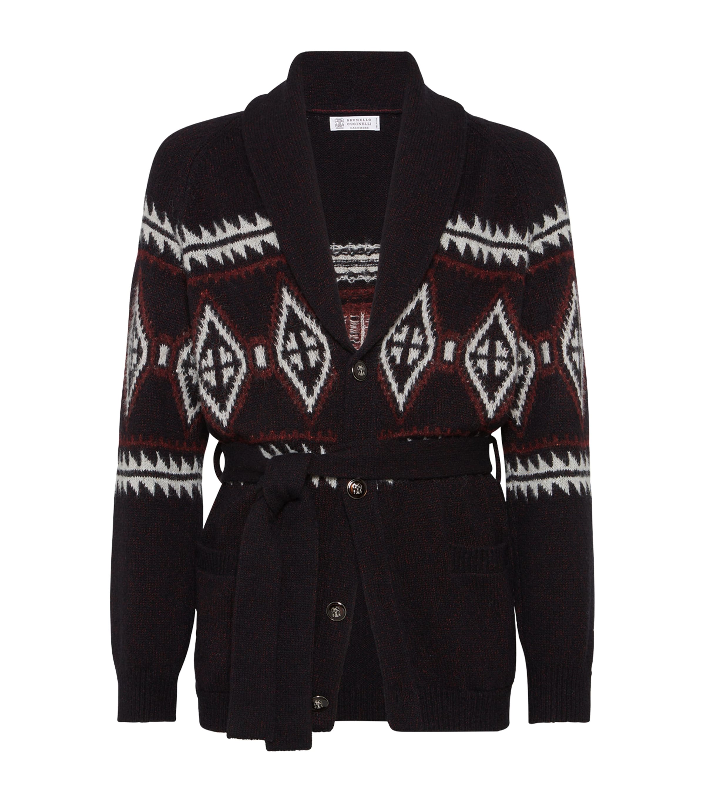 Virgin Wool-Silk-Cashmere Cardigan CEC66 Image 1