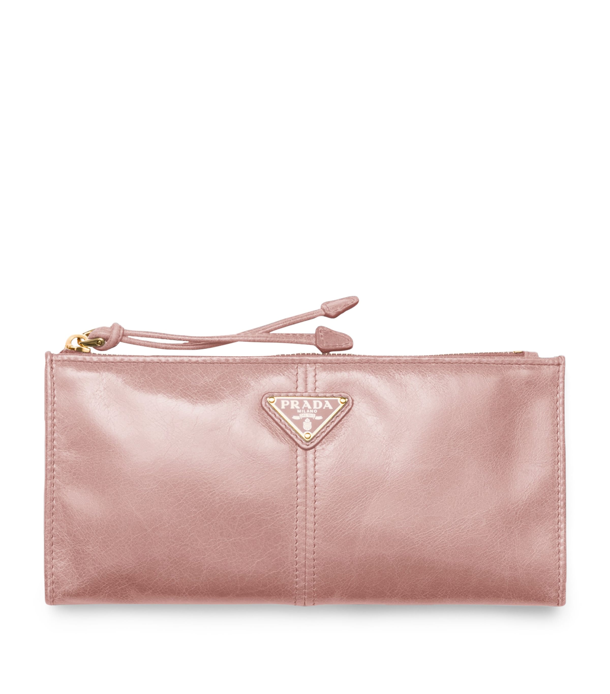 Prada Leather Triangle Pouch
