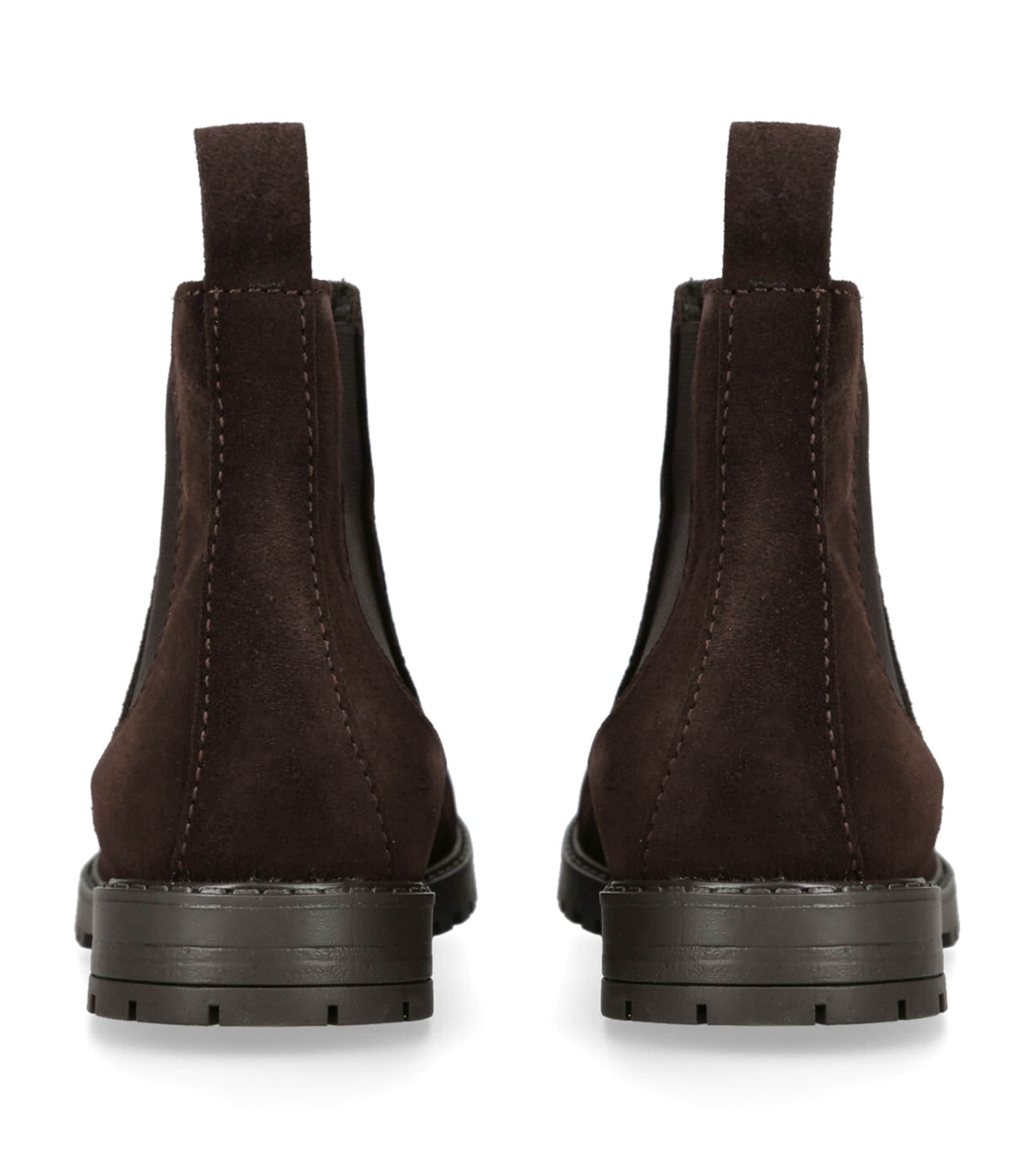 Suede Oscar Boots DARK BROWN Image 2