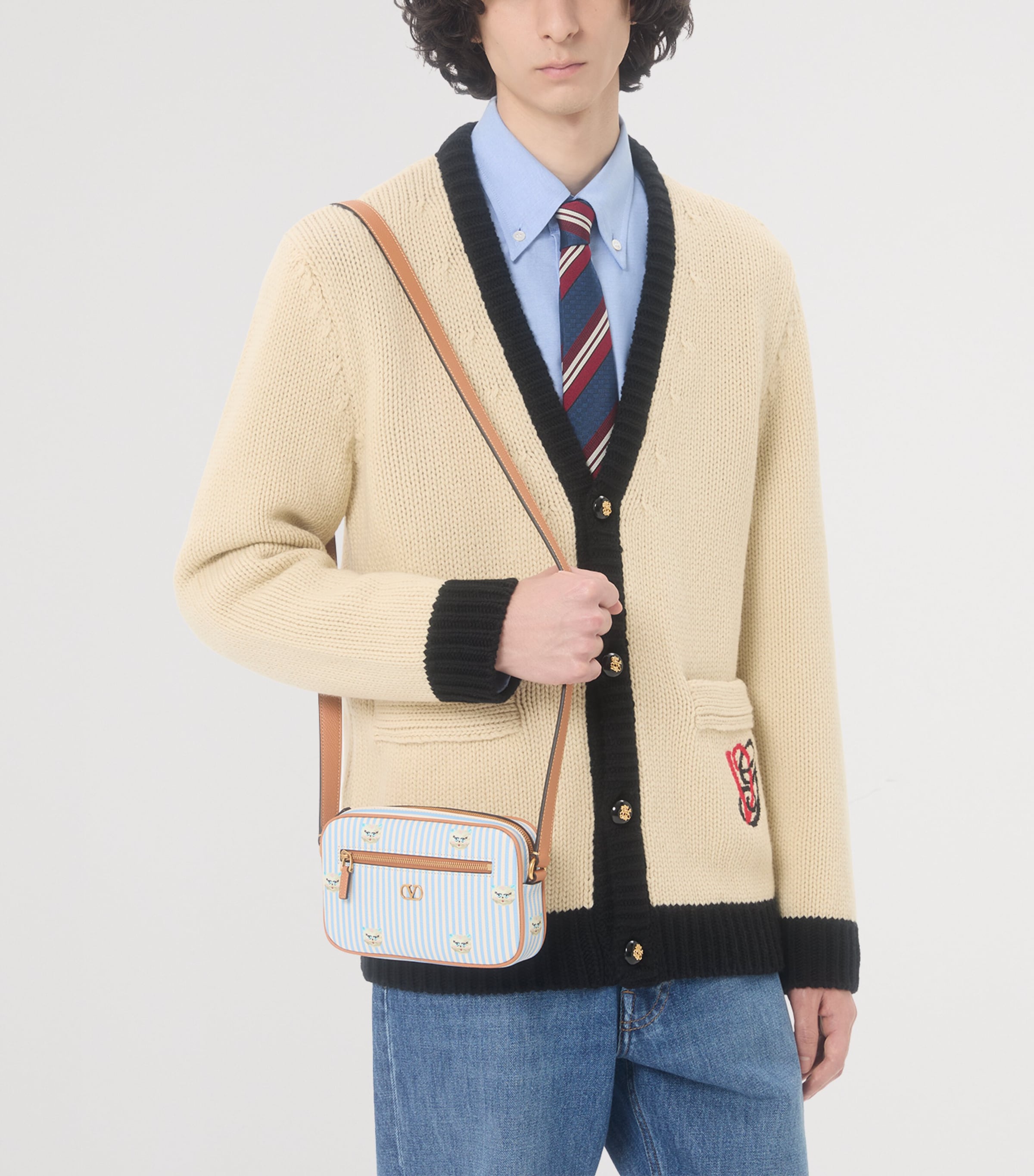 Calfskin Le Chat de la Maison Mini Bag 9VM Image 2