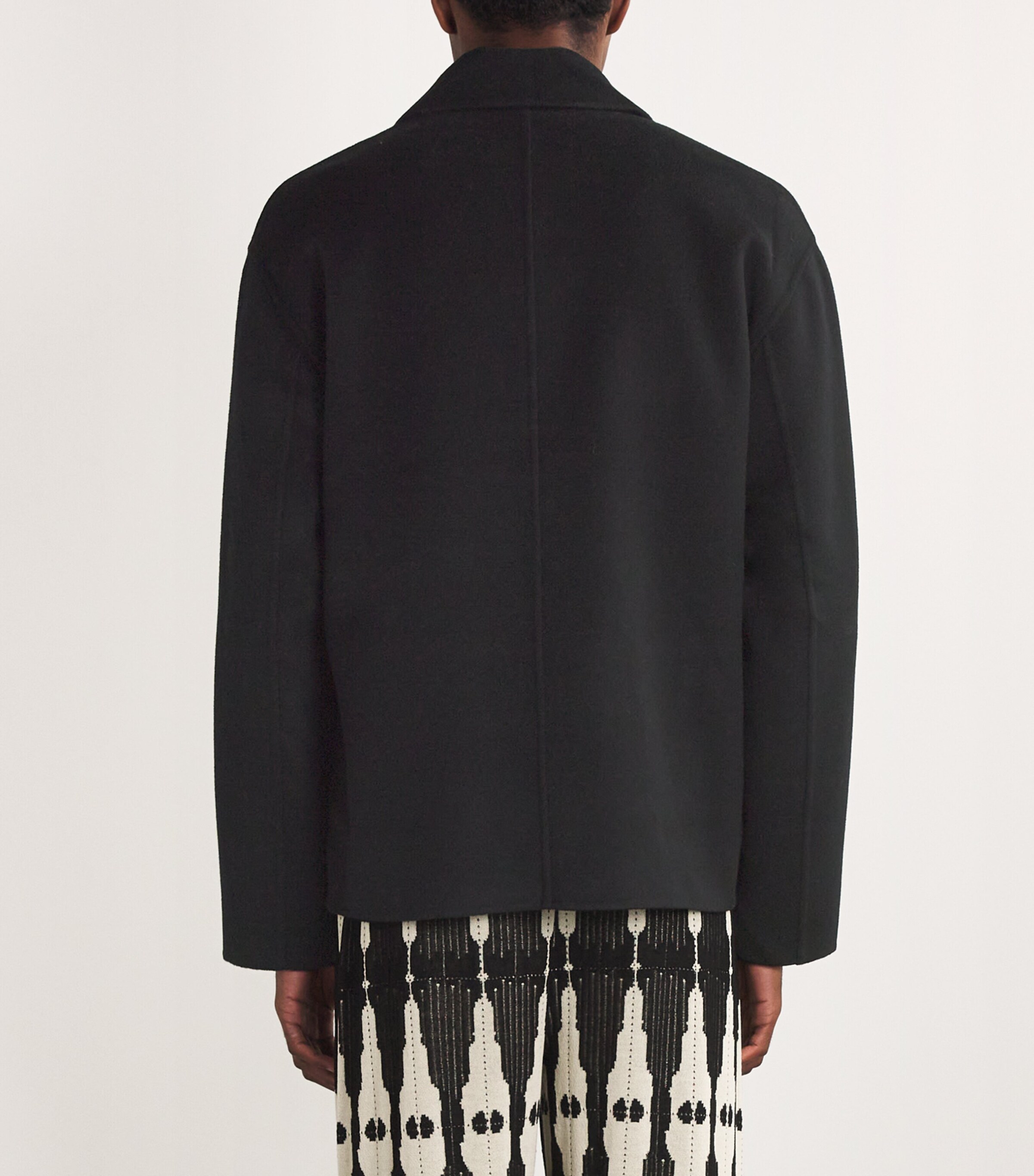 Wool-Cashmere Overshirt BLACK Image 4