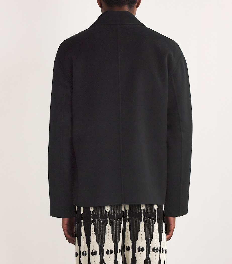Wool-Cashmere Overshirt BLACK Image 4
