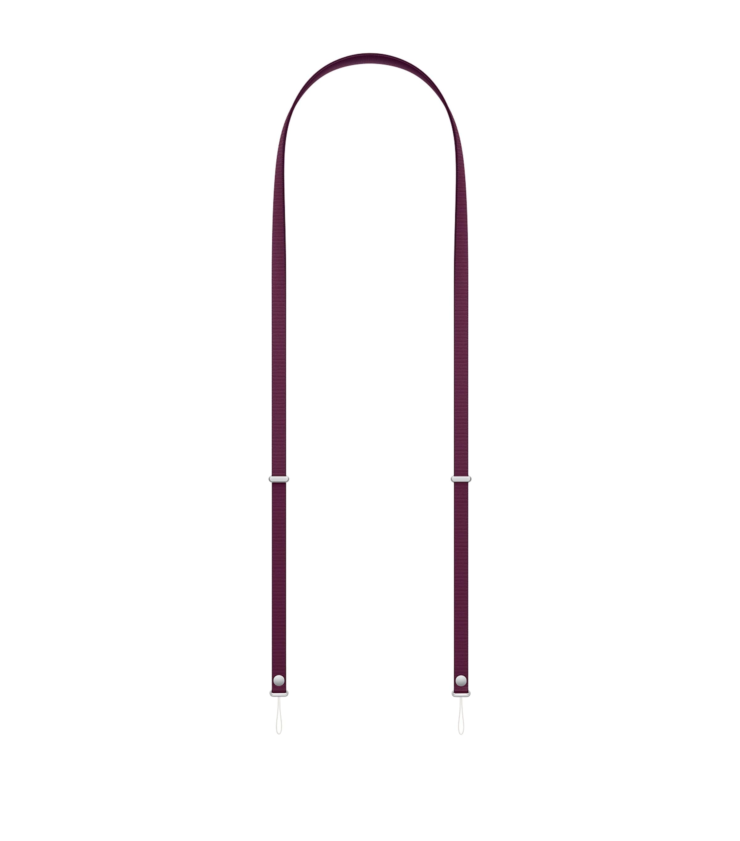 Apple Crossbody Strap Burgundy Image 1