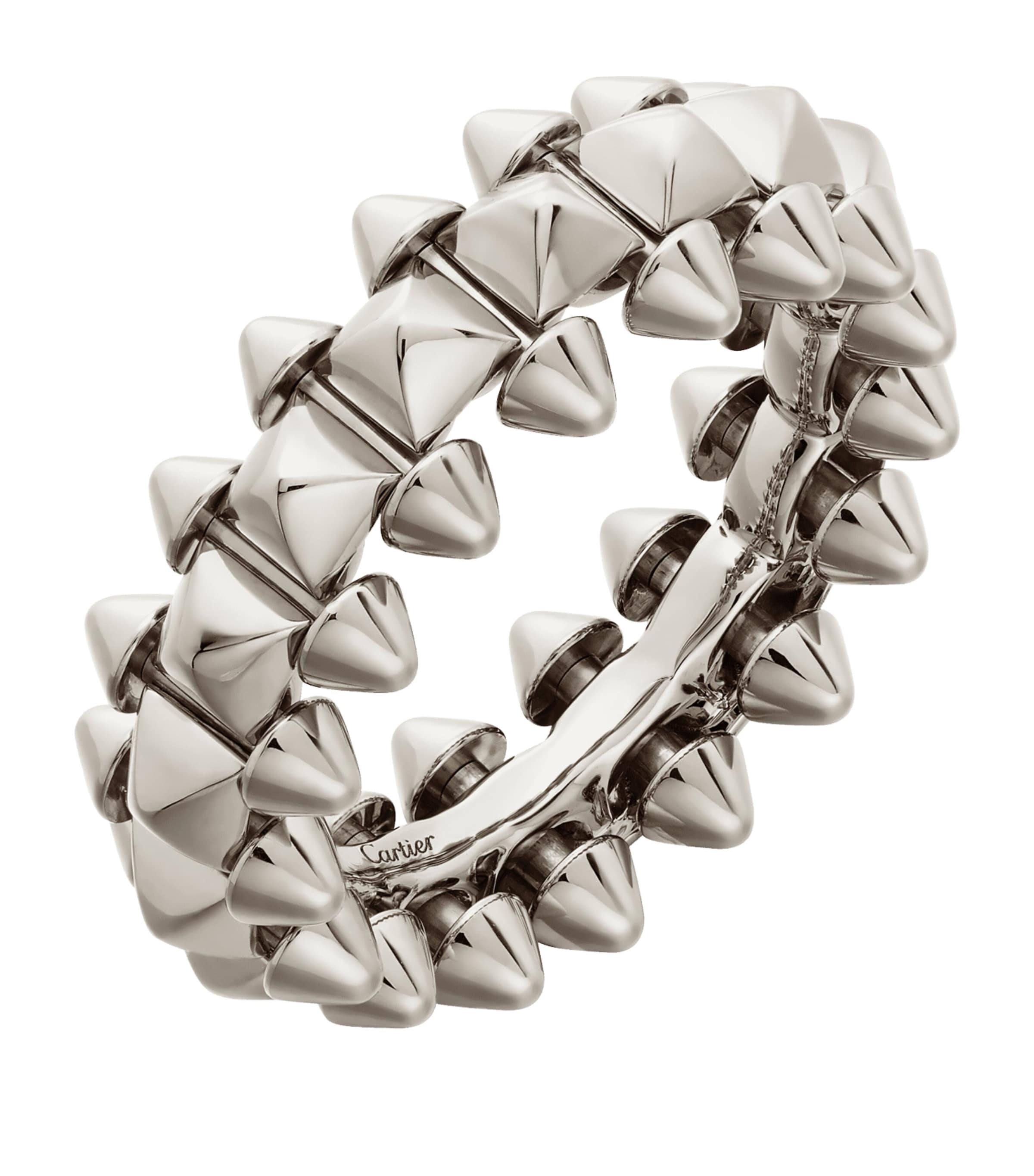 Medium White Gold Clash de Cartier Ring WHITE GOLD Image 2