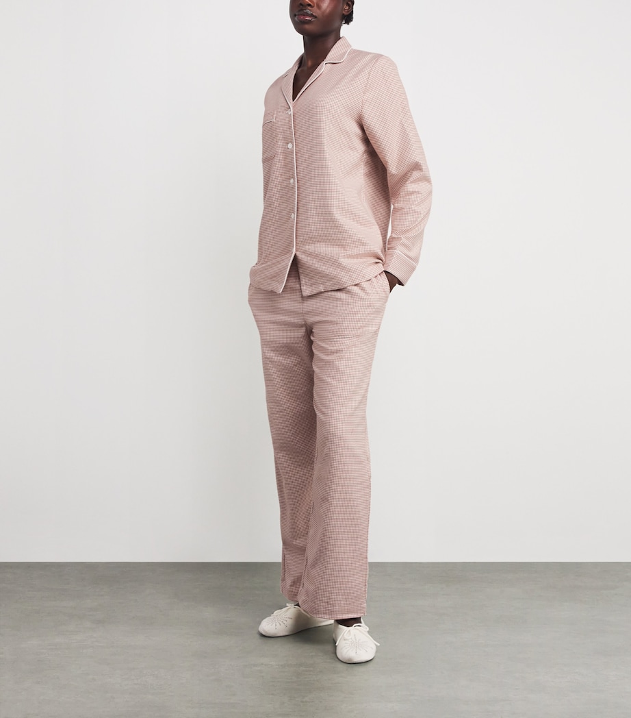 Houndstooth Kelburn Pyjama Set BEI/NEUTRAL Image 2