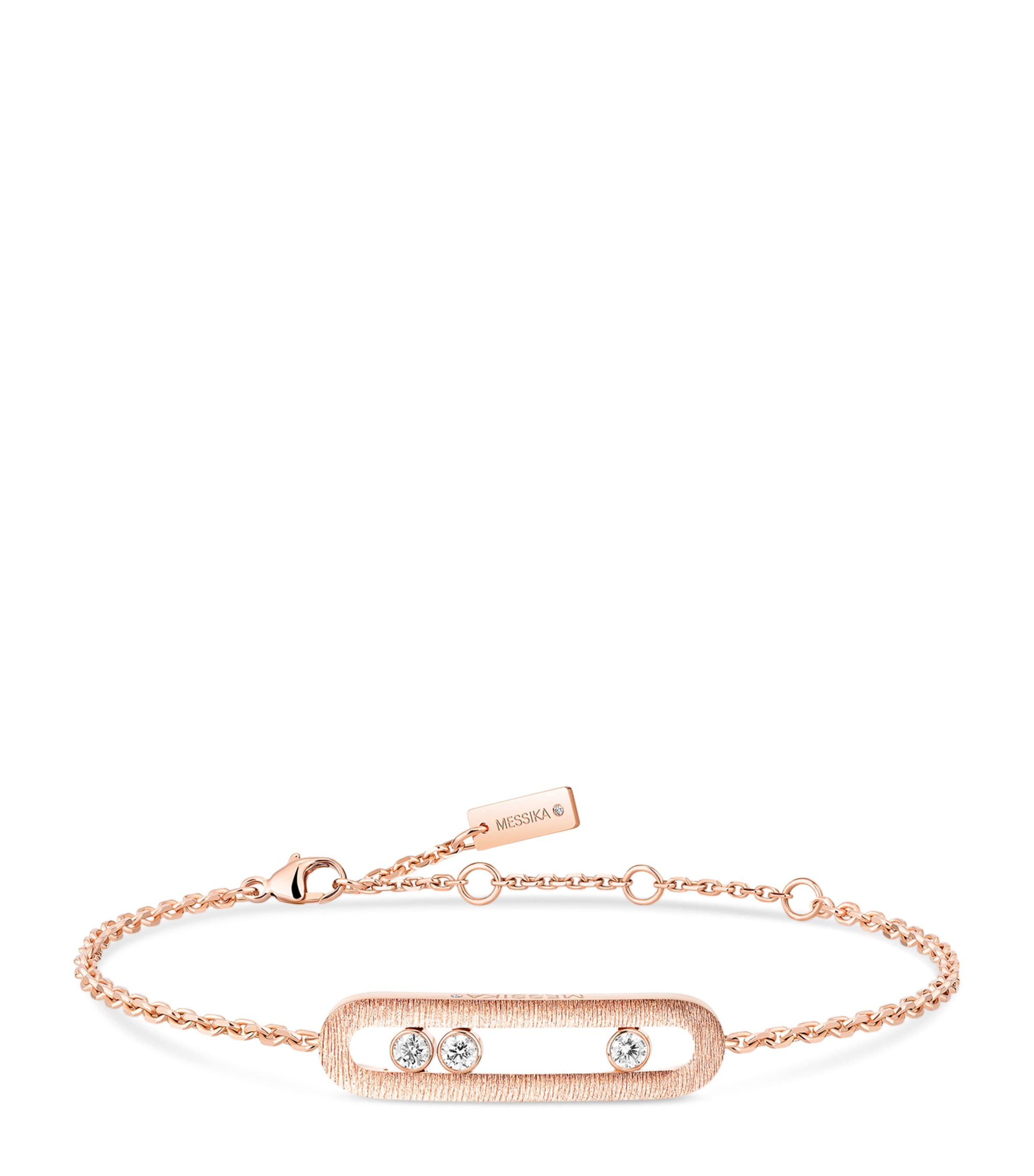 Messika Move Classique Pink Gold and Diamond Bracelet (0.30ct) Pink Gold Image 1