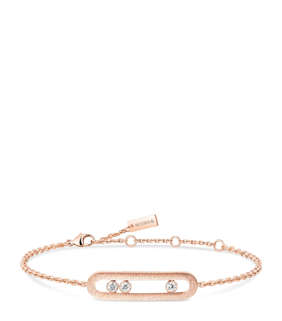 Messika Move Classique Pink Gold and Diamond Bracelet (0.30ct) Pink Gold Image 1