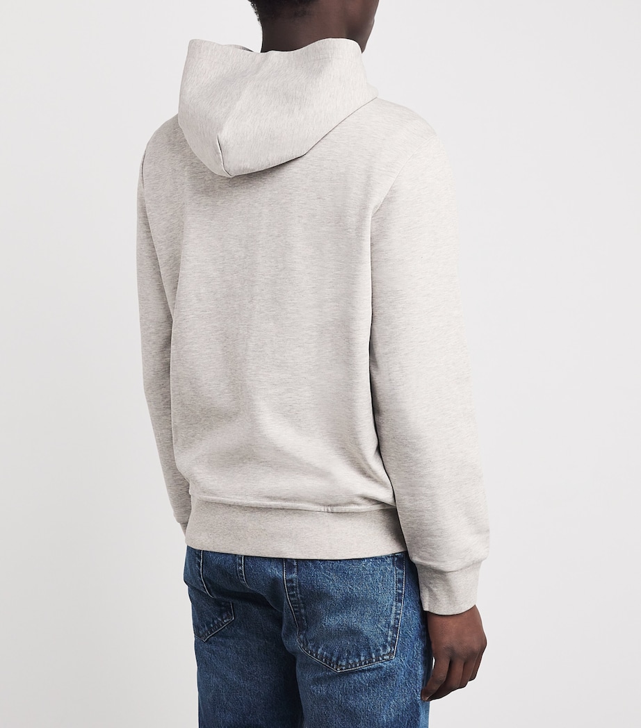 Polo Ralph Lauren Mens Polo Pony Zip-Up Hoodie Lt Sport Heather Image 4