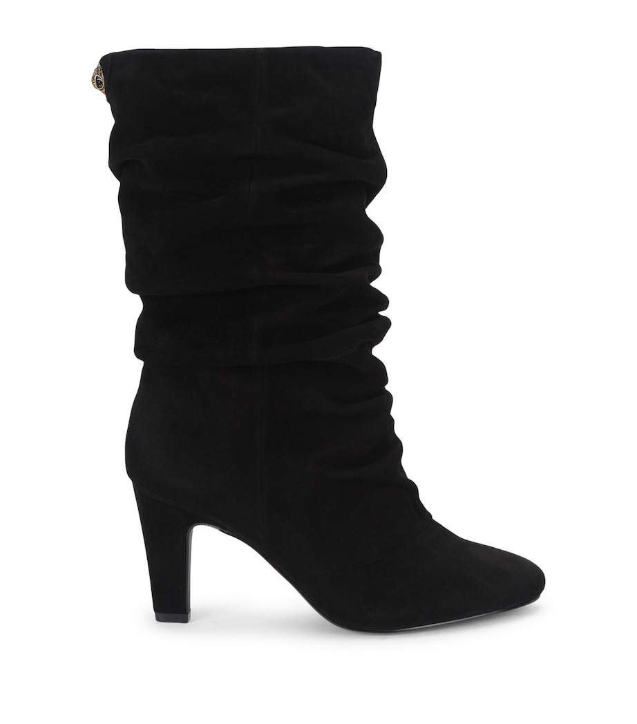 Kurt Geiger London Suede Elizabeth Slouch Knee-High Boots 80 Black Image 1