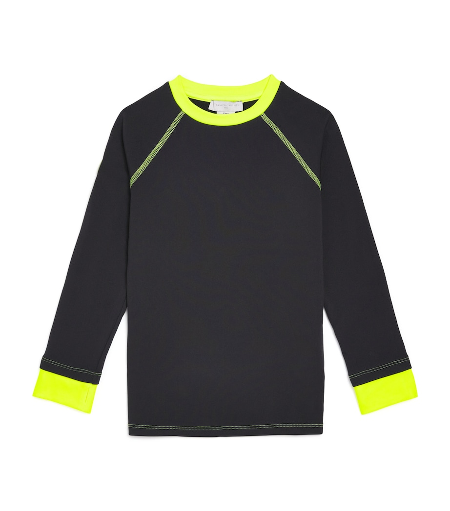 Neon-Trim T-Shirt (4-14 Years) 930BLACK Image 1