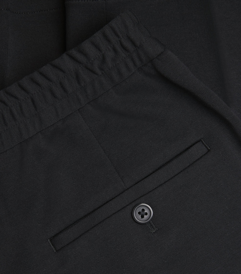 Double-Knit Tailored Trousers BLACK Image 5