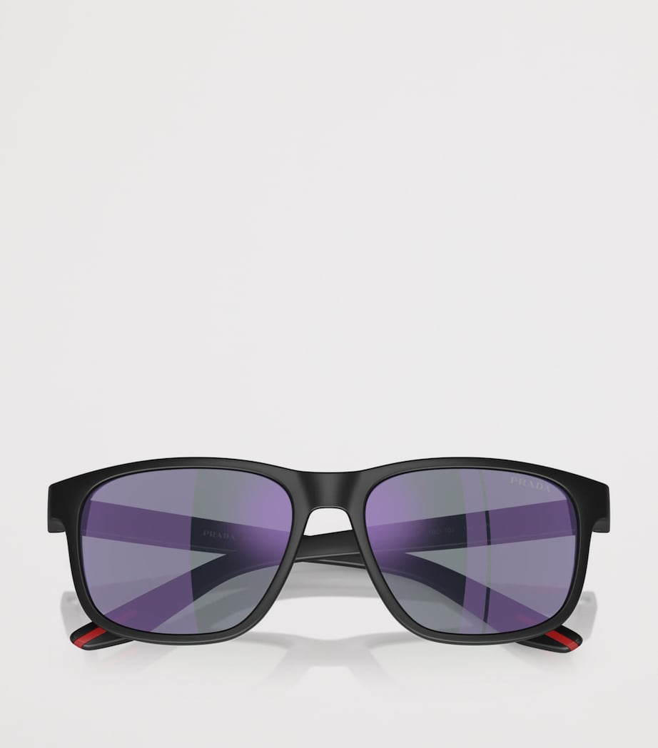 Prada Linea Rossa Injected Pillow Sunglasses Black Image 5