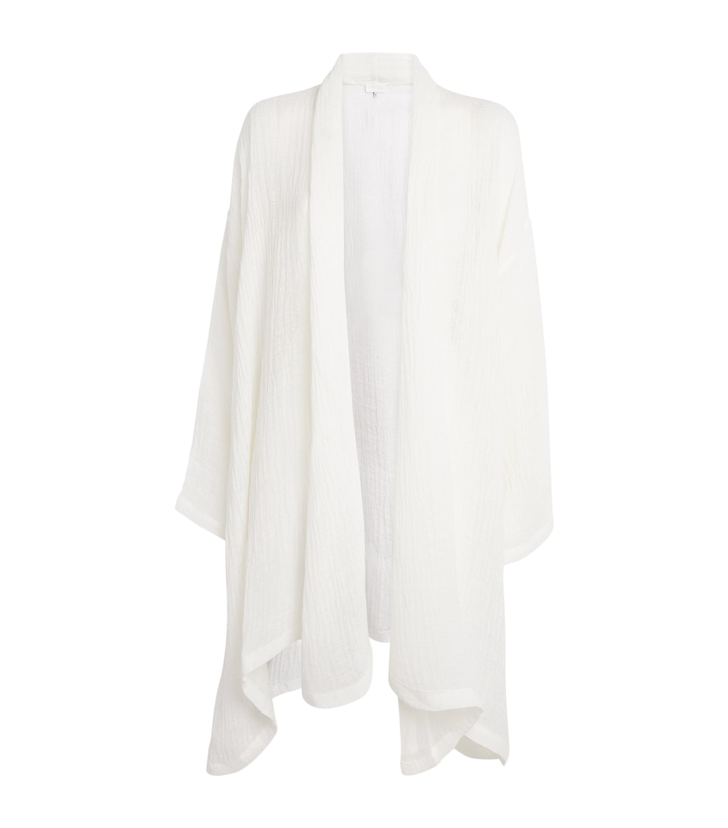 Eskandar Linen-blend Jacket In White