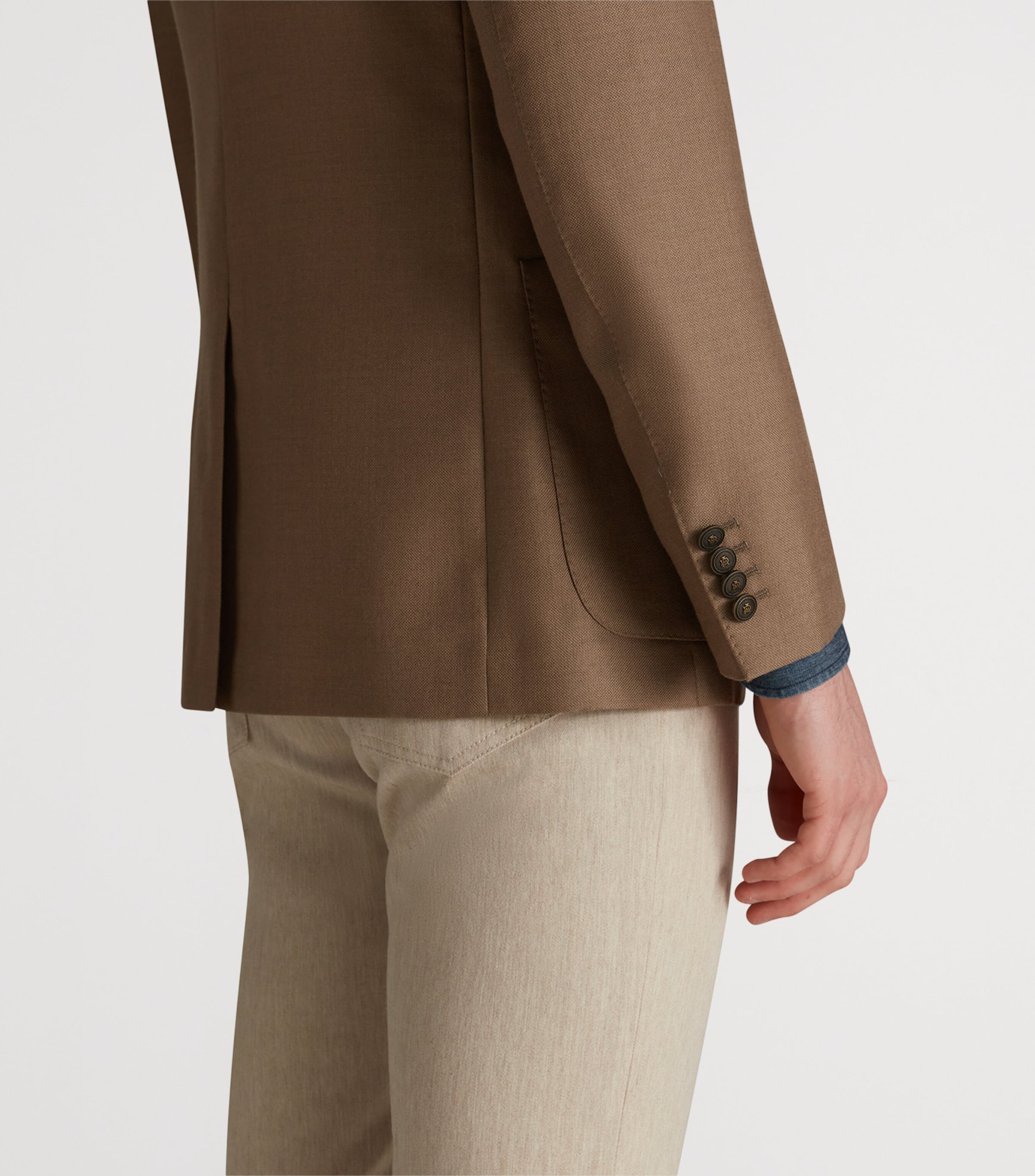 Cashmere-Mohair-Silk Cavendish Blazer 245BROWN TAN Image 5