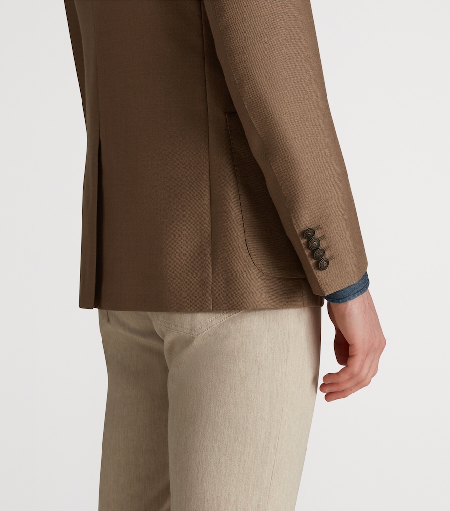 Cashmere-Mohair-Silk Cavendish Blazer 245BROWN TAN Image 5