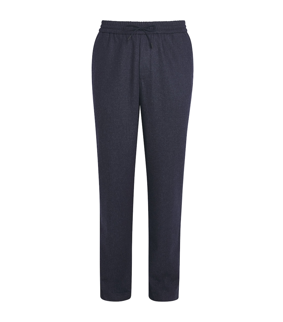 Sease Mens Virgin Wool Mindset Slim Trousers Denim Blue Image 1