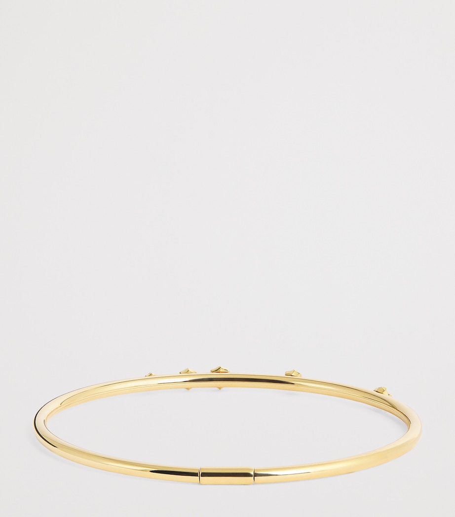 Yellow Gold and Diamond Constellation Plié Bangle YELLOW GOLD Image 3