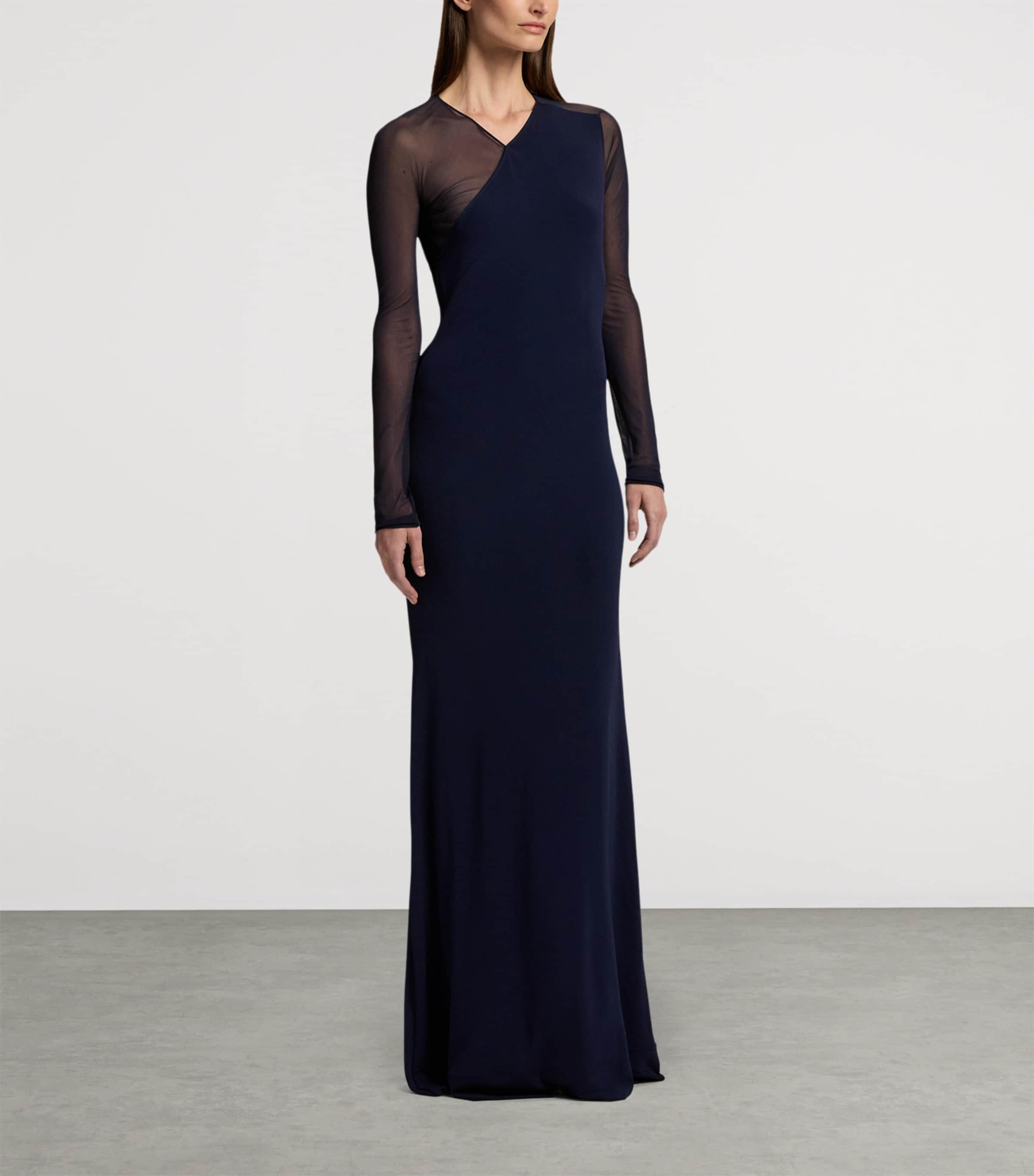 Jersey Brynn Maxi Dress NAVY-410 Image 6