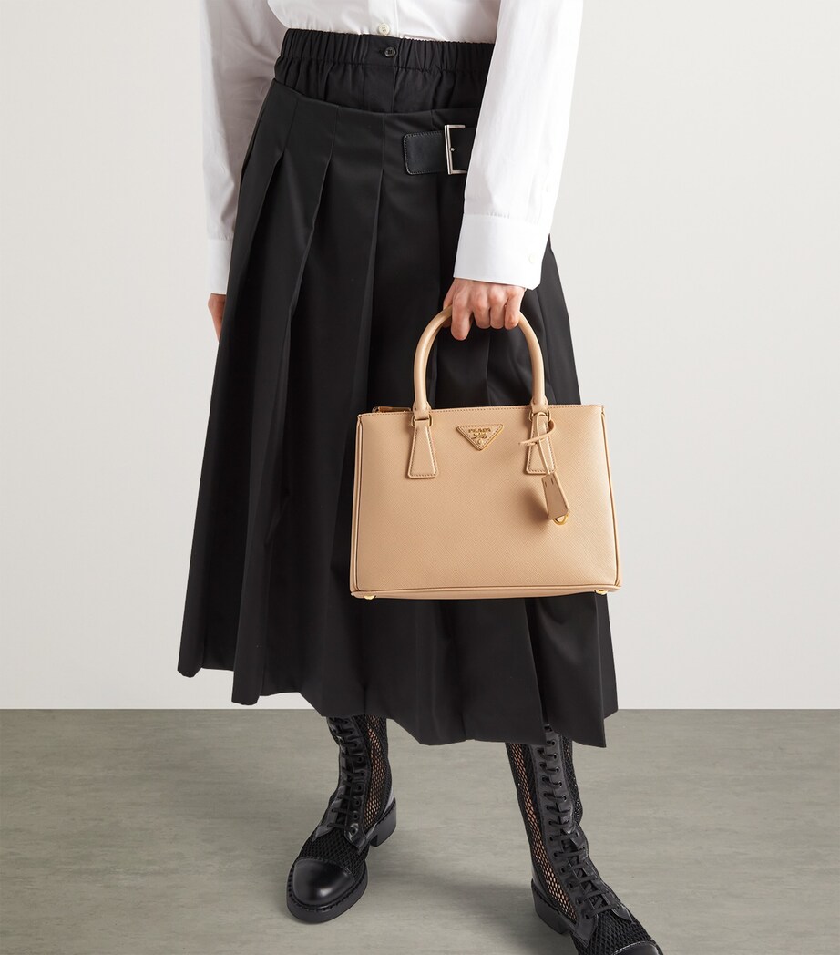 Prada Medium Leather Galleria Top-Handle Bag Image 7