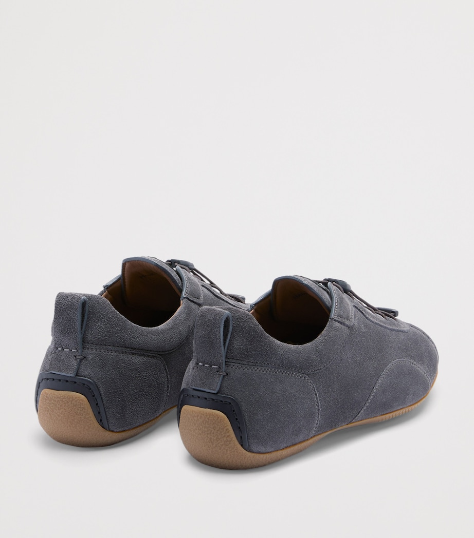 Dunhill Suede Automotive Davies Sneakers Image 4