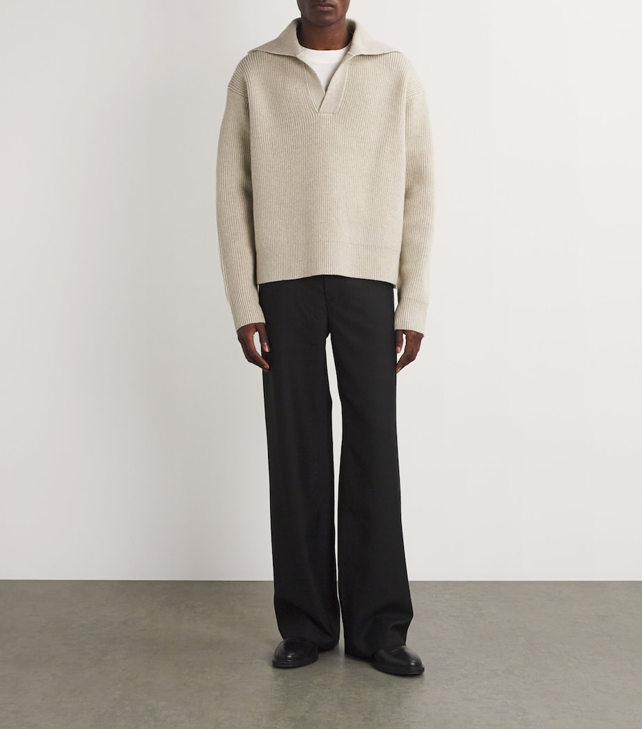 Open Collar Nash Sweater NATURAL Image 2