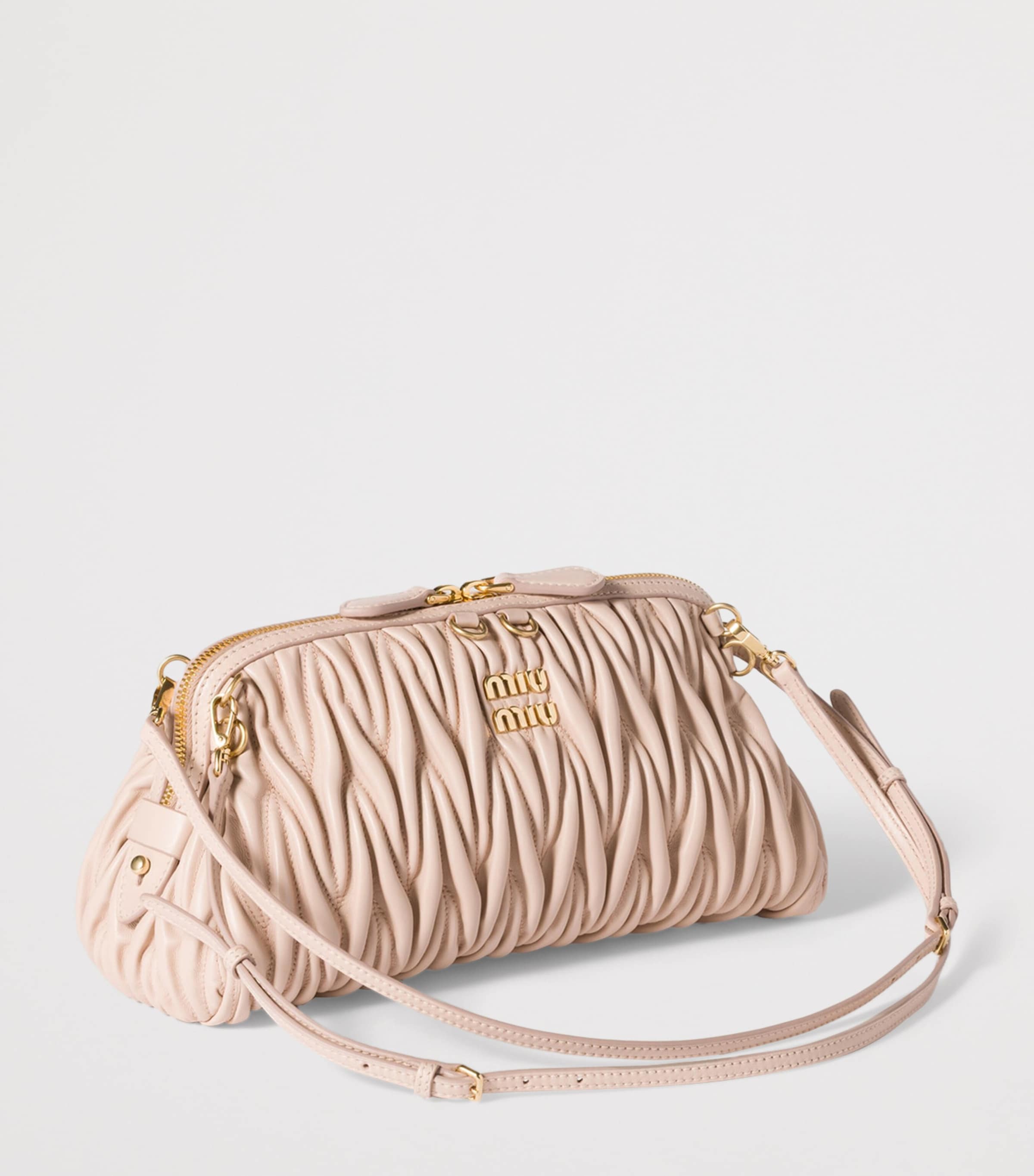 Matelassé Leather Clutch Bag F0236 Image 2