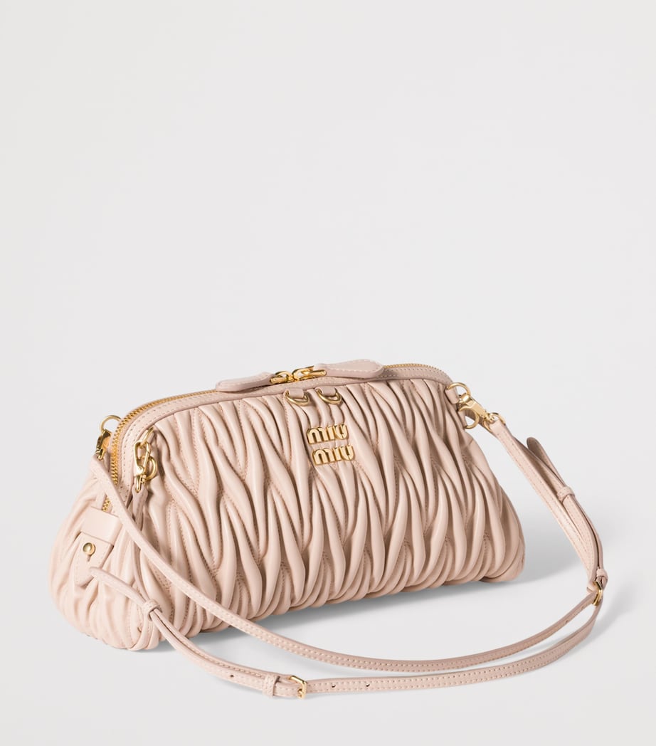 Matelassé Leather Clutch Bag F0236 Image 2