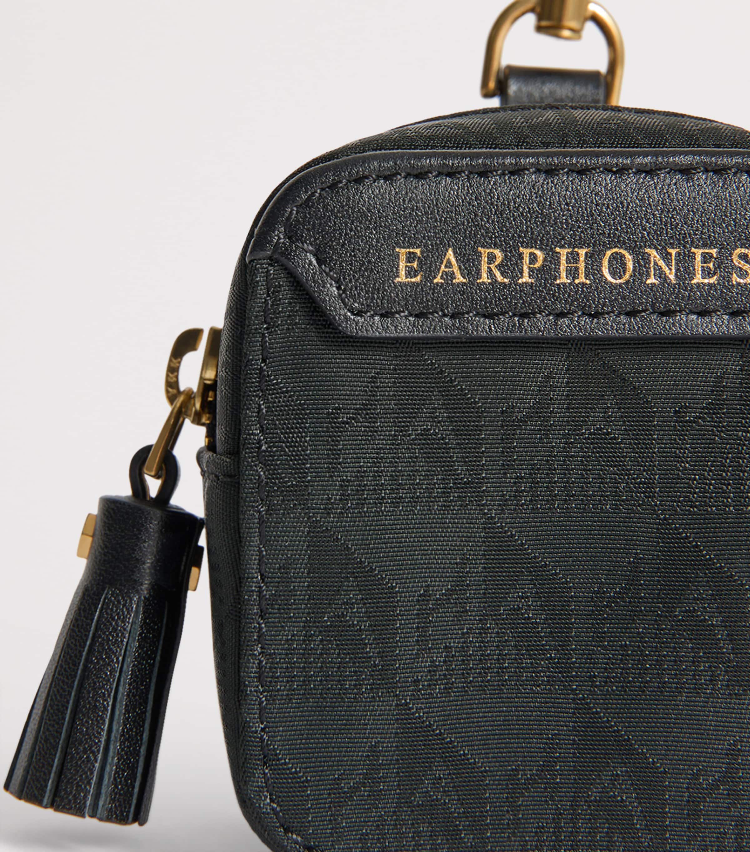Jacquard Logo Earphones Case BLACK Image 2