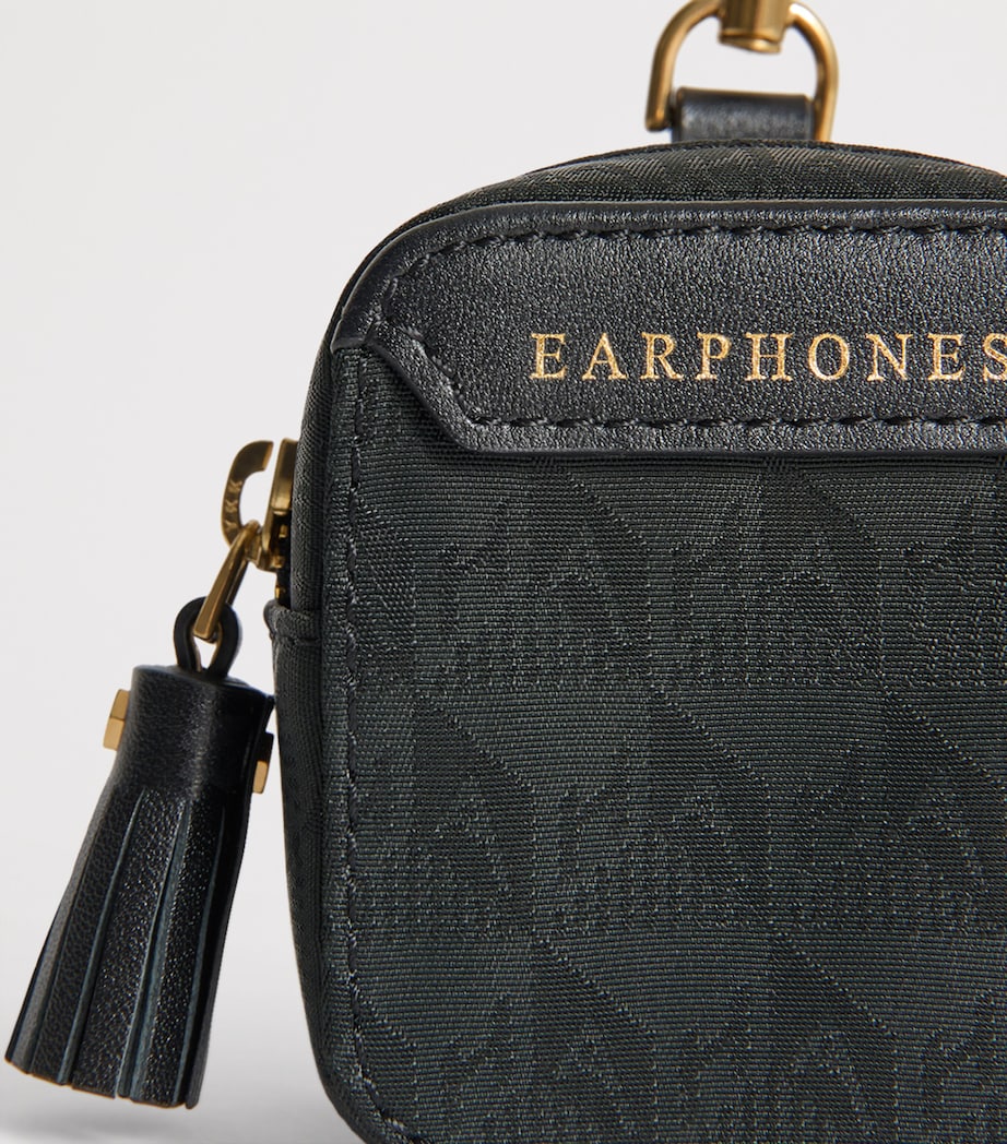 Jacquard Logo Earphones Case BLACK Image 2