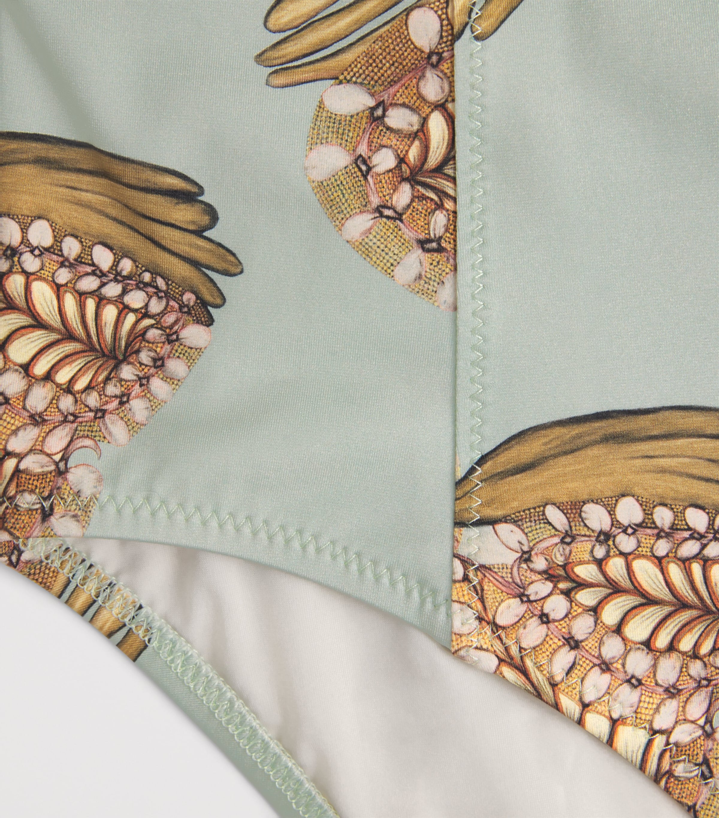 Zahara High-Waist Bikini Briefs WATER BLOSSOMS Image 4