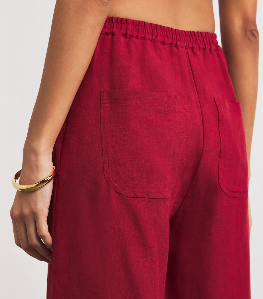 Linen Select Wide-Leg Trousers REINETTE Image 5