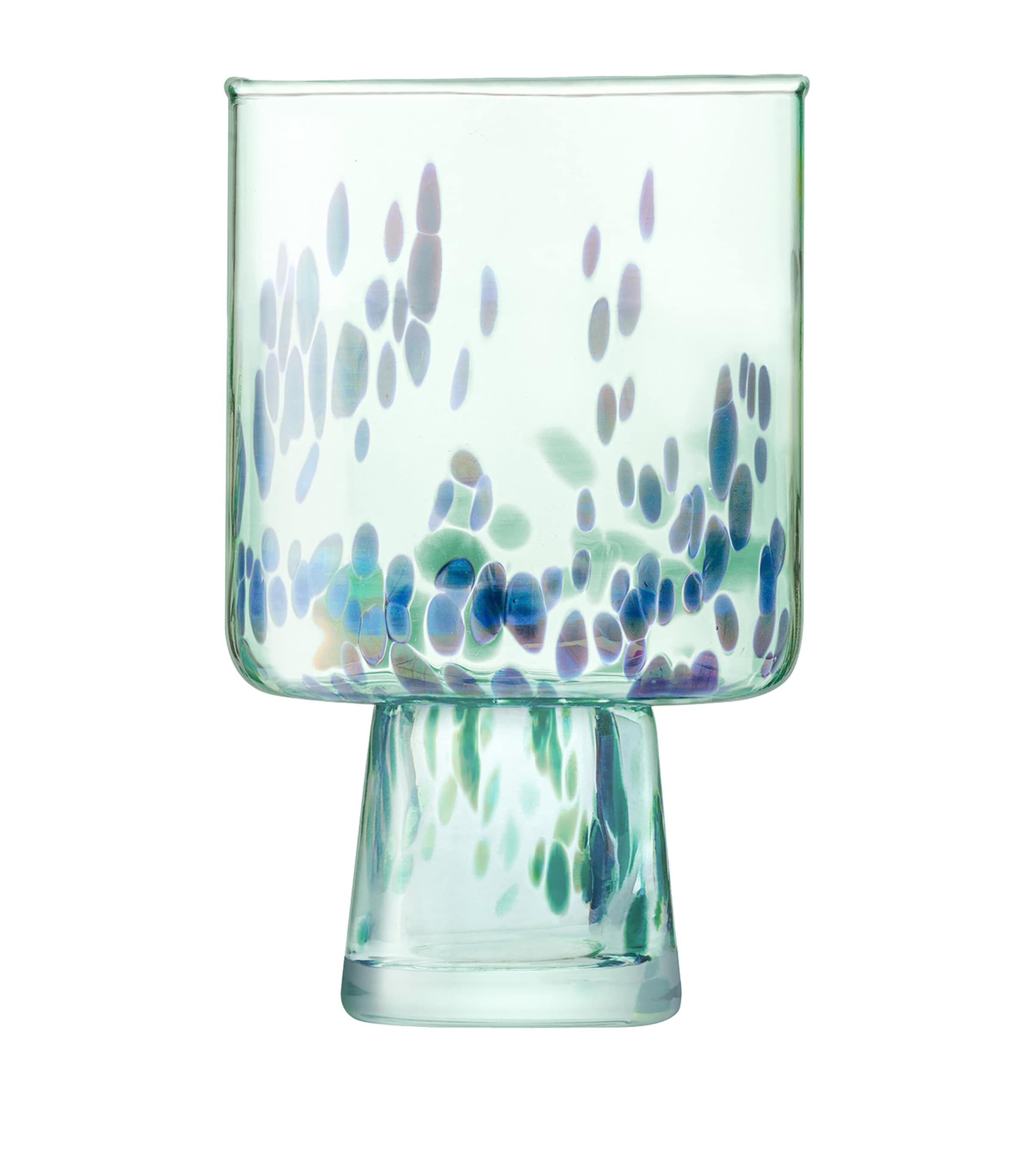 LSA International Sea Glass Wine Glass Blue