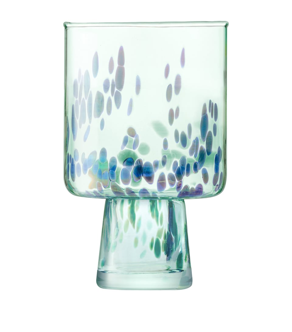 LSA International Sea Glass Wine Glass Blue