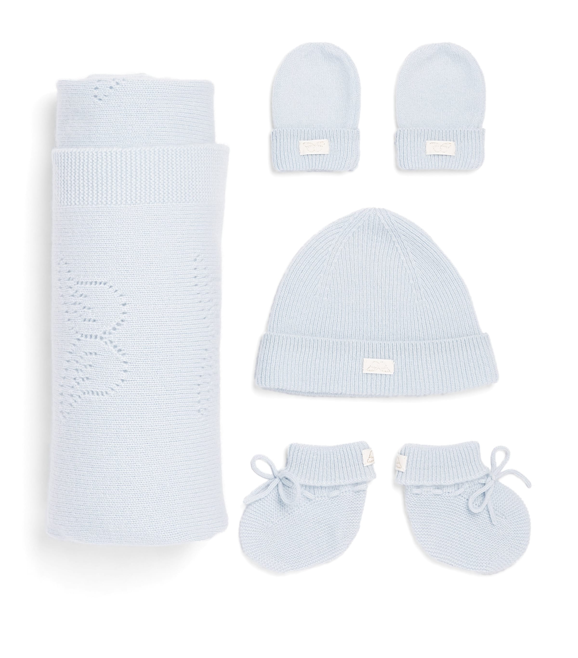 Marie-Chantal Baby’s First Cashmere Gift Set Blue Image 1