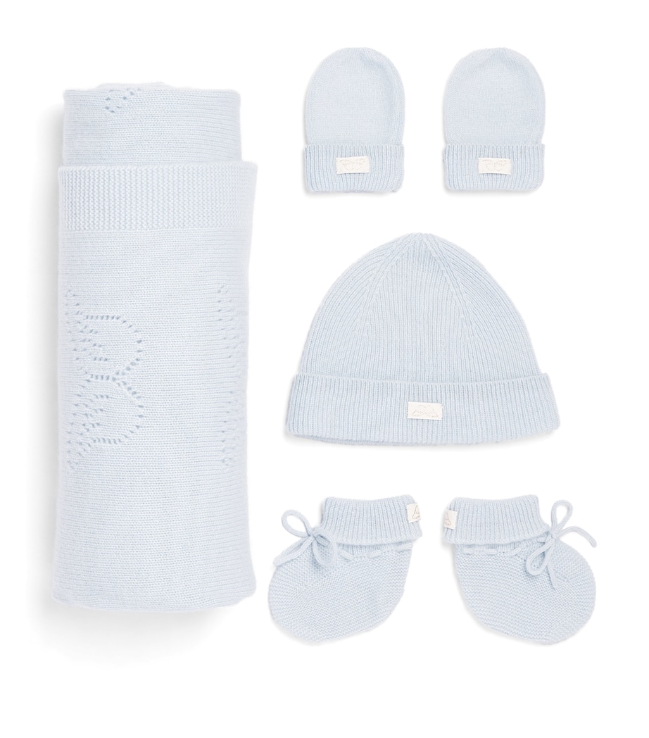 Marie-Chantal Baby’s First Cashmere Gift Set Blue Image 1