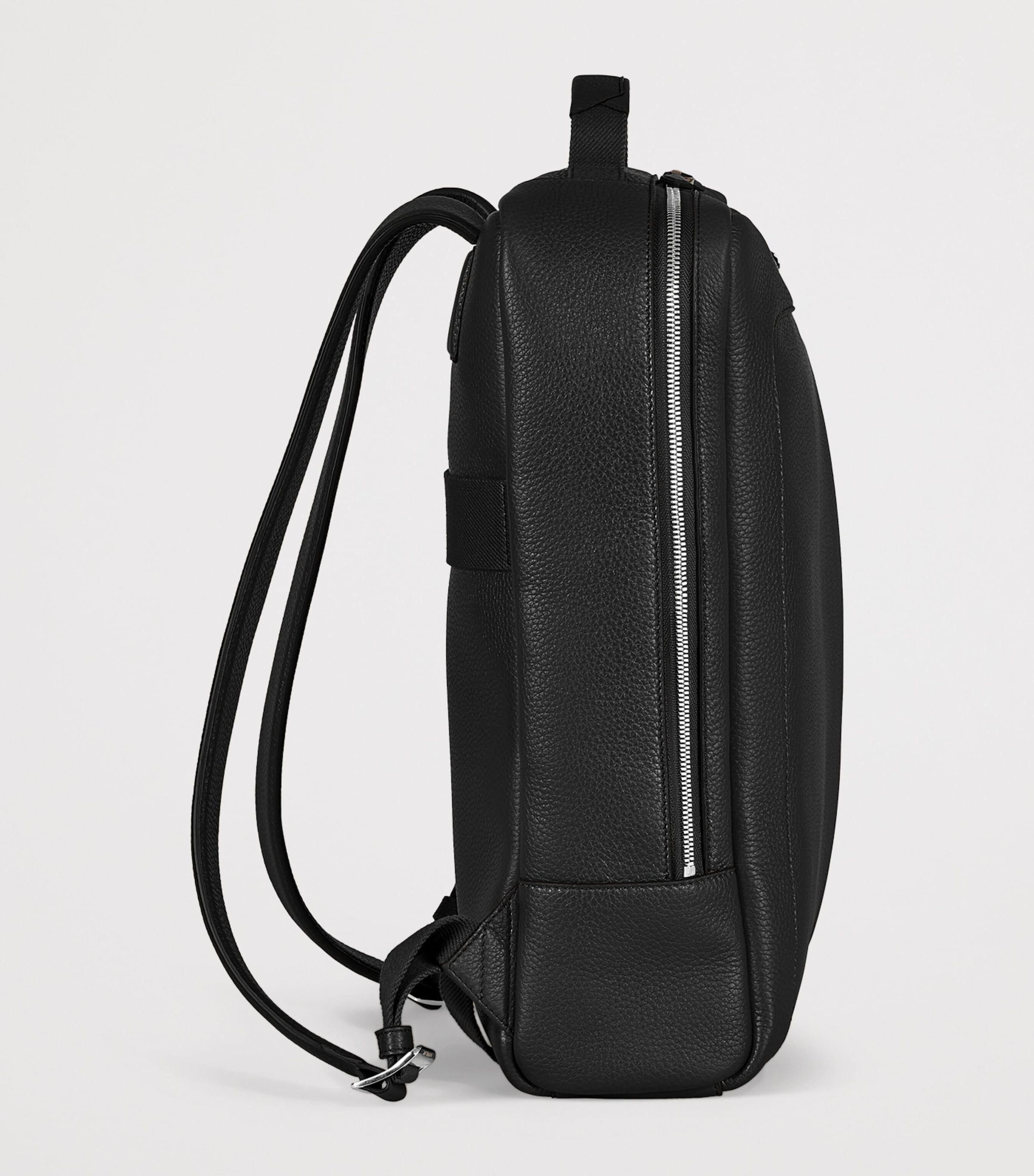 Montblanc Leather Companion Backpack Black Image 3