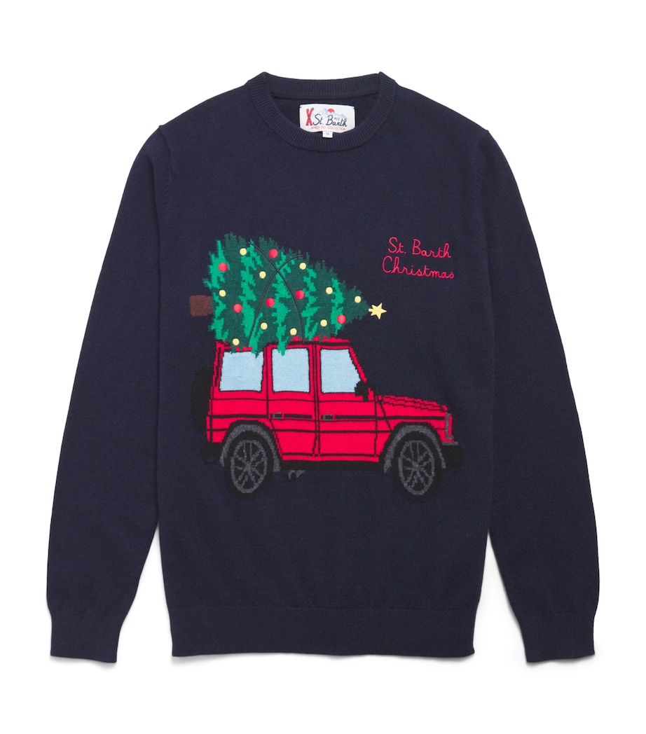 Wool-Blend Christmas Sweater (4-16 Years) 02509ICLASSXMAS61 Image 1
