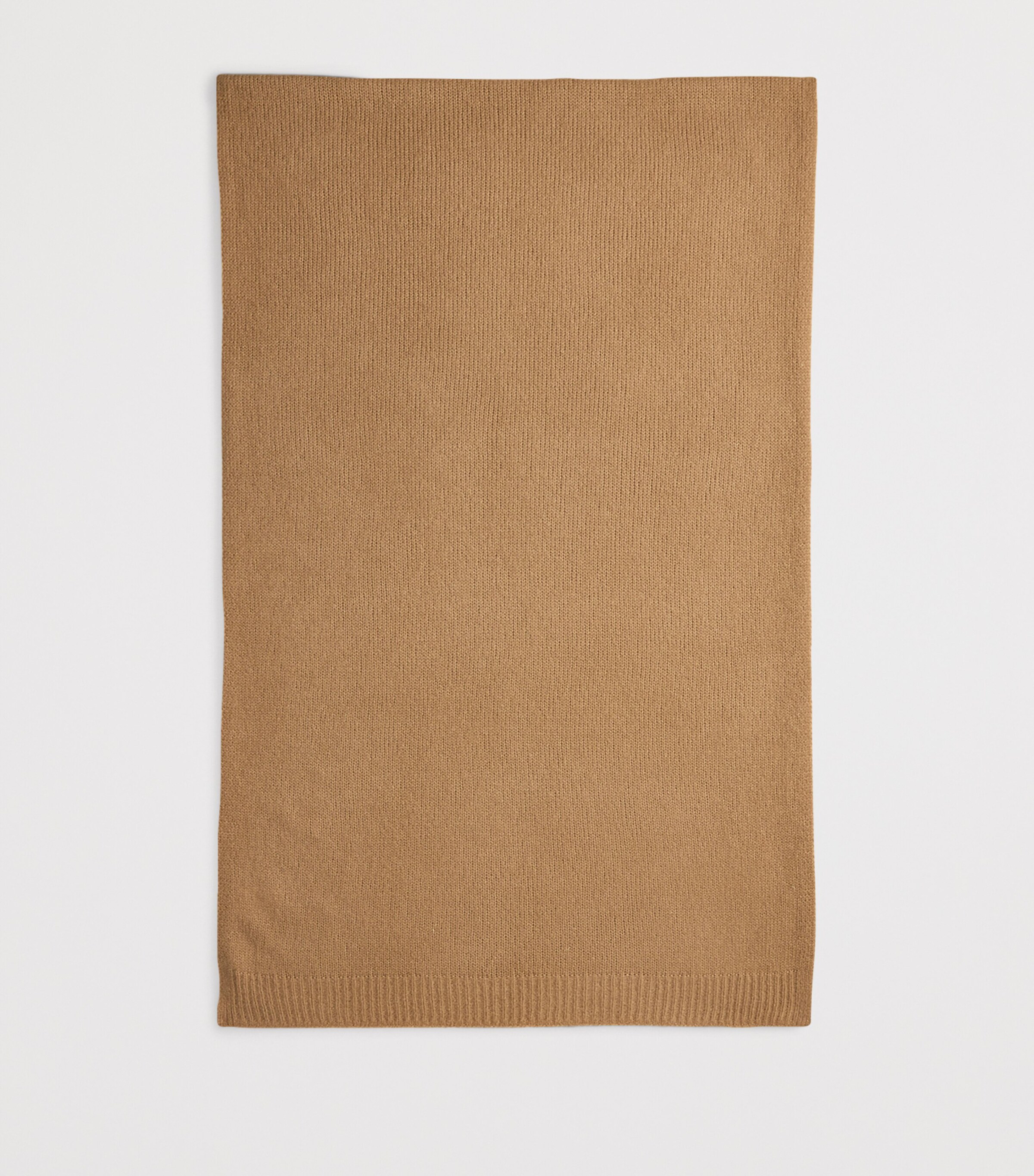 Cashmere-Blend Jersey Scarf CAMEL Image 2