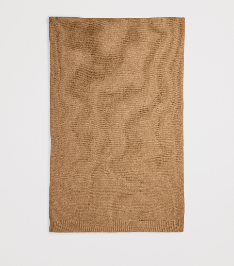 Cashmere-Blend Jersey Scarf CAMEL Image 2