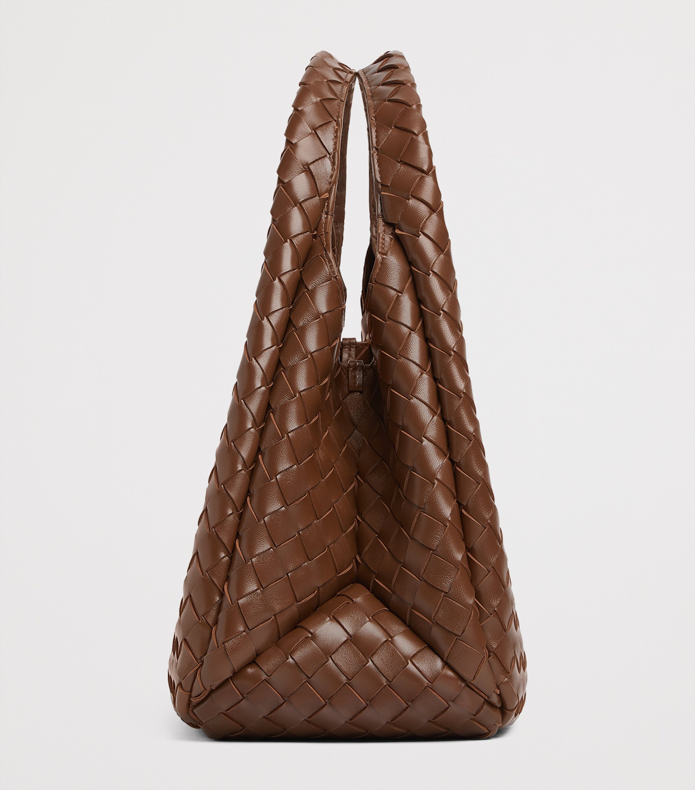 Bottega Veneta Medium Leather Intrecciato Campana Shoulder Bag Image 3