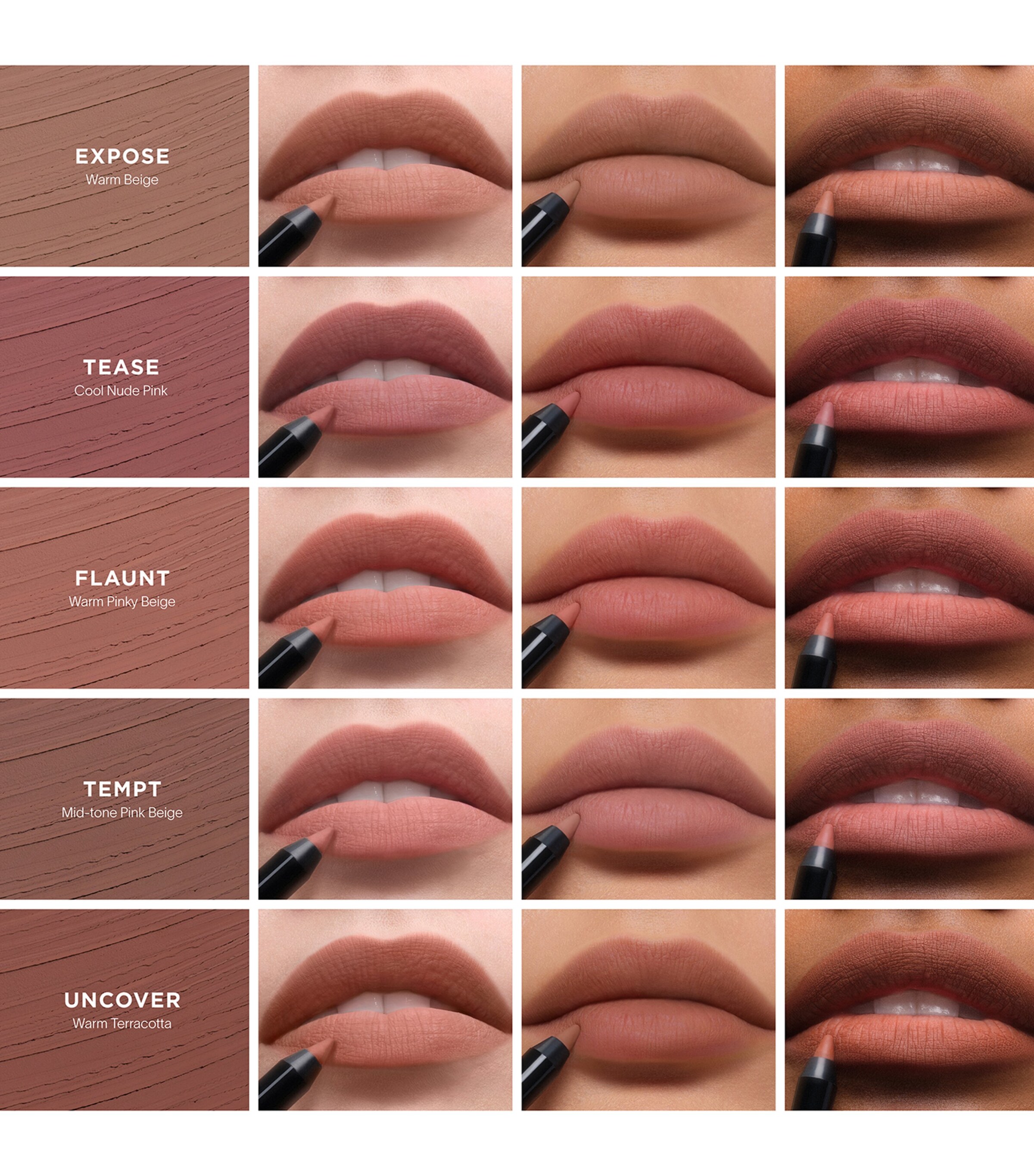 Hourglass Shape and Sculpt Lip Liner Expose Image 5