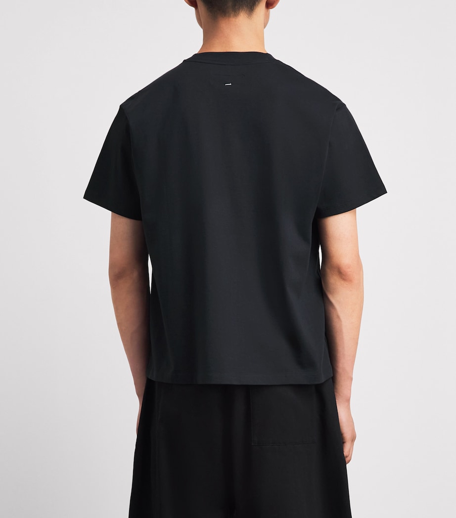 Rag & Bone Mens Cotton Jacob T-Shirt Jet Black Image 5