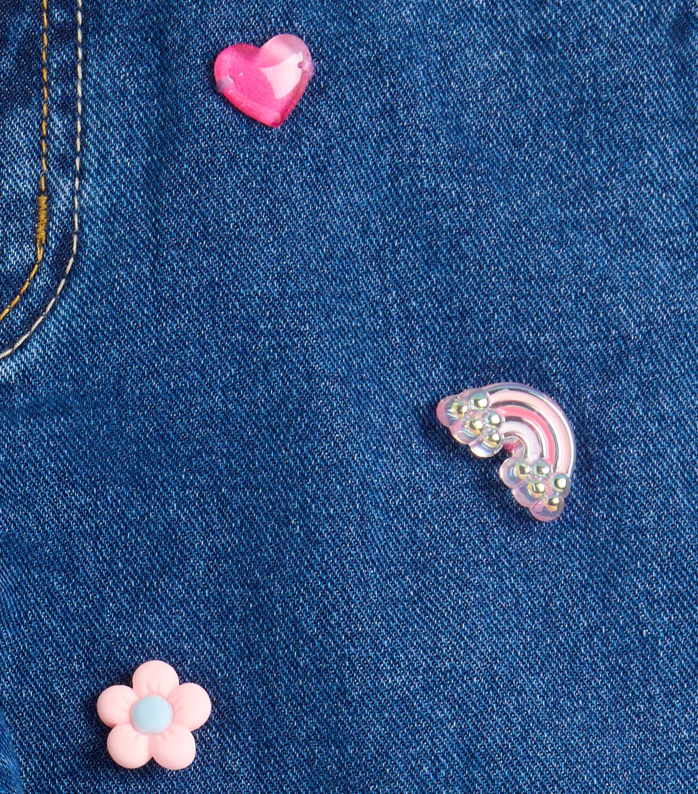 Billieblush Embellished Jeans (3-12 Years) Stone Image 2