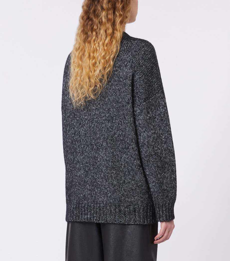 Crew-Neck Sweater DARK GREY Image 5