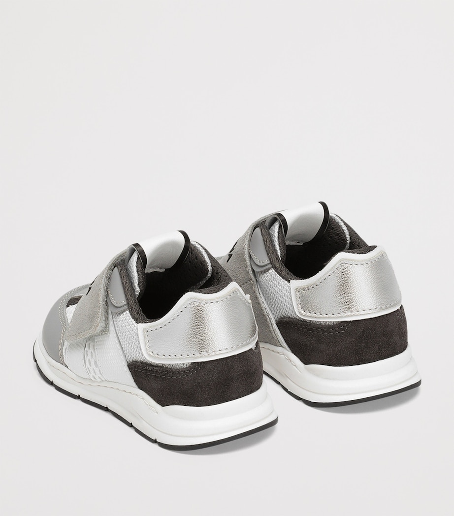 Low-Top Sneakers 8B849-GREY/WHIT Image 4