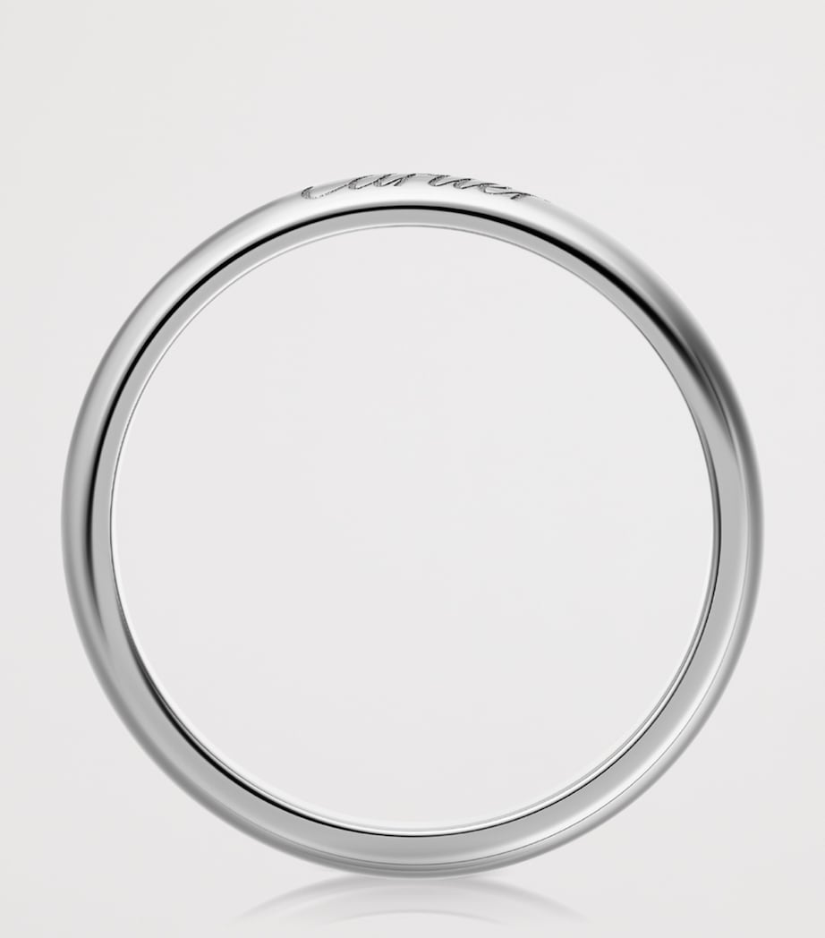 Cartier Platinum C de Cartier Wedding Band (3mm) Platinum Image 4