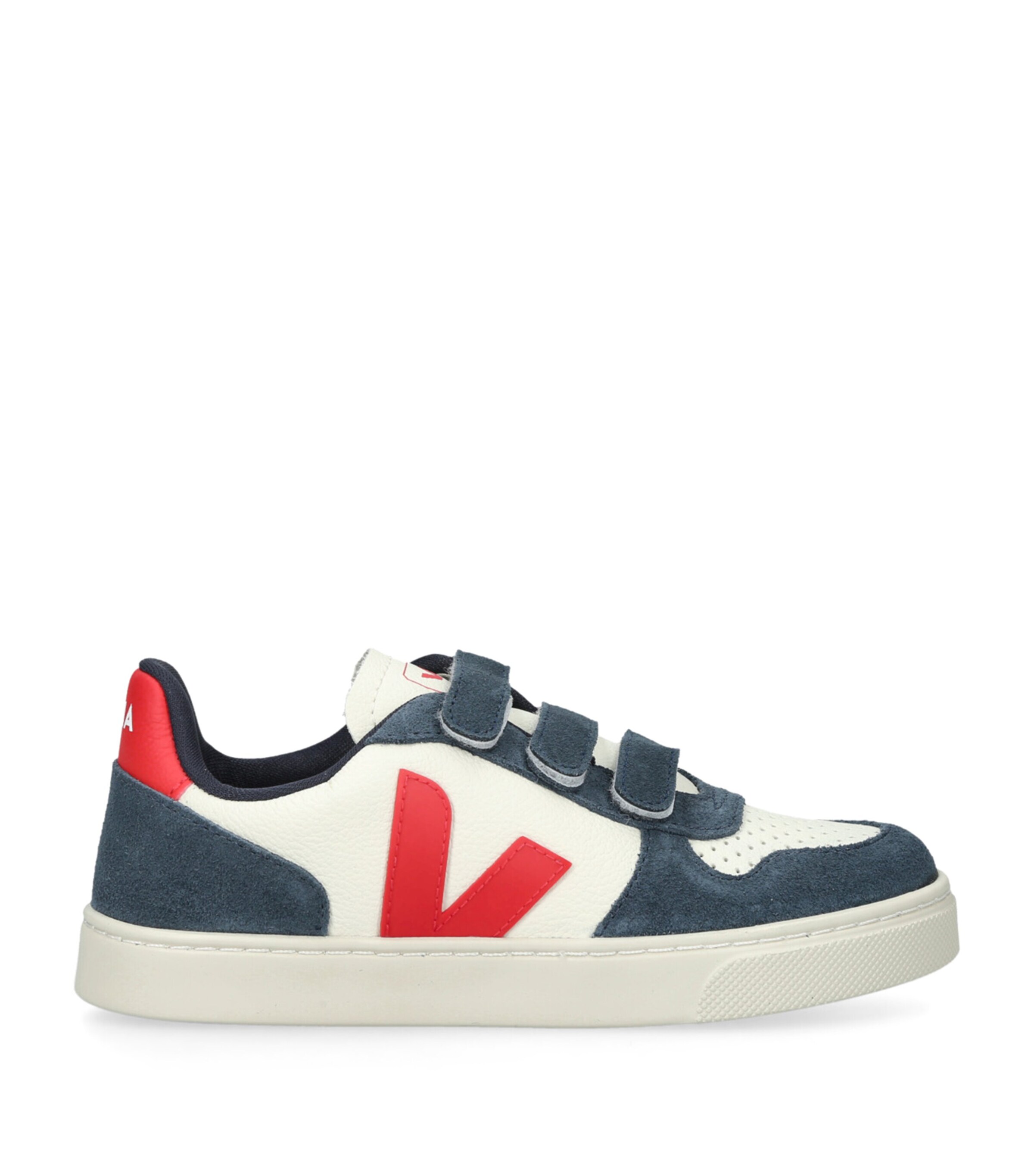 Veja Kids Leather V-10 Sneakers | Boys Shoes | Trainers | Designers | Veja