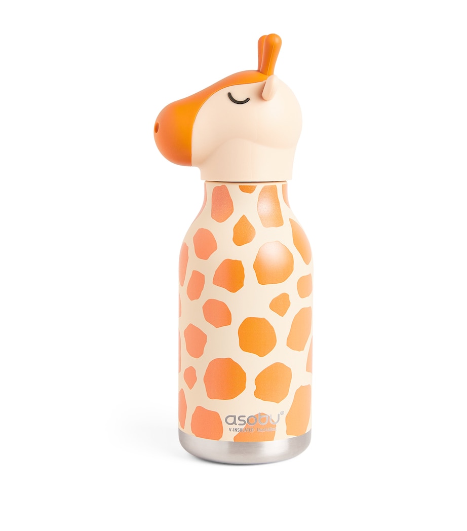 ASOBU Bestie Giraffe Water Bottle (460ml) Giraffe Spots Image 1
