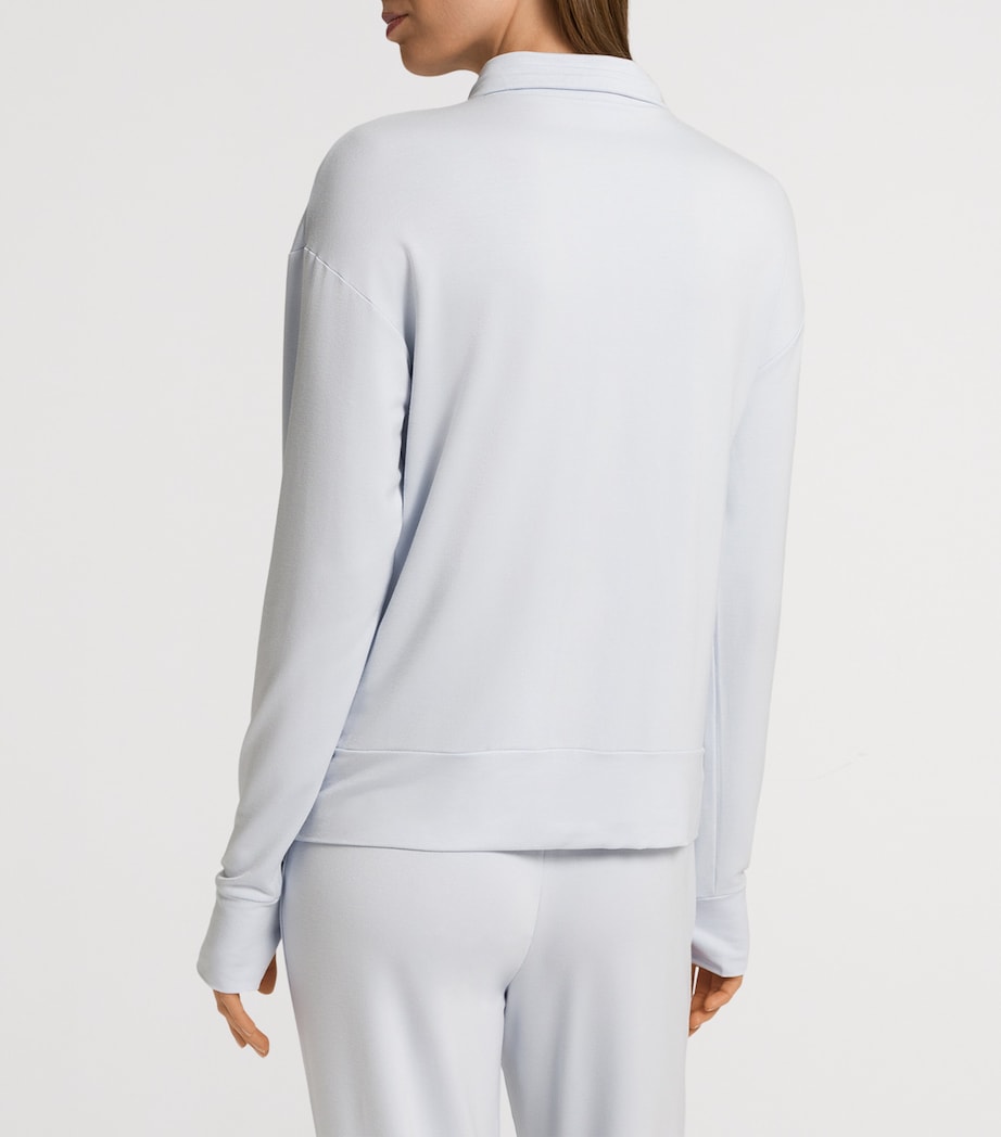 Balance Zip-Up Cardigan POWDER BLUE Image 4