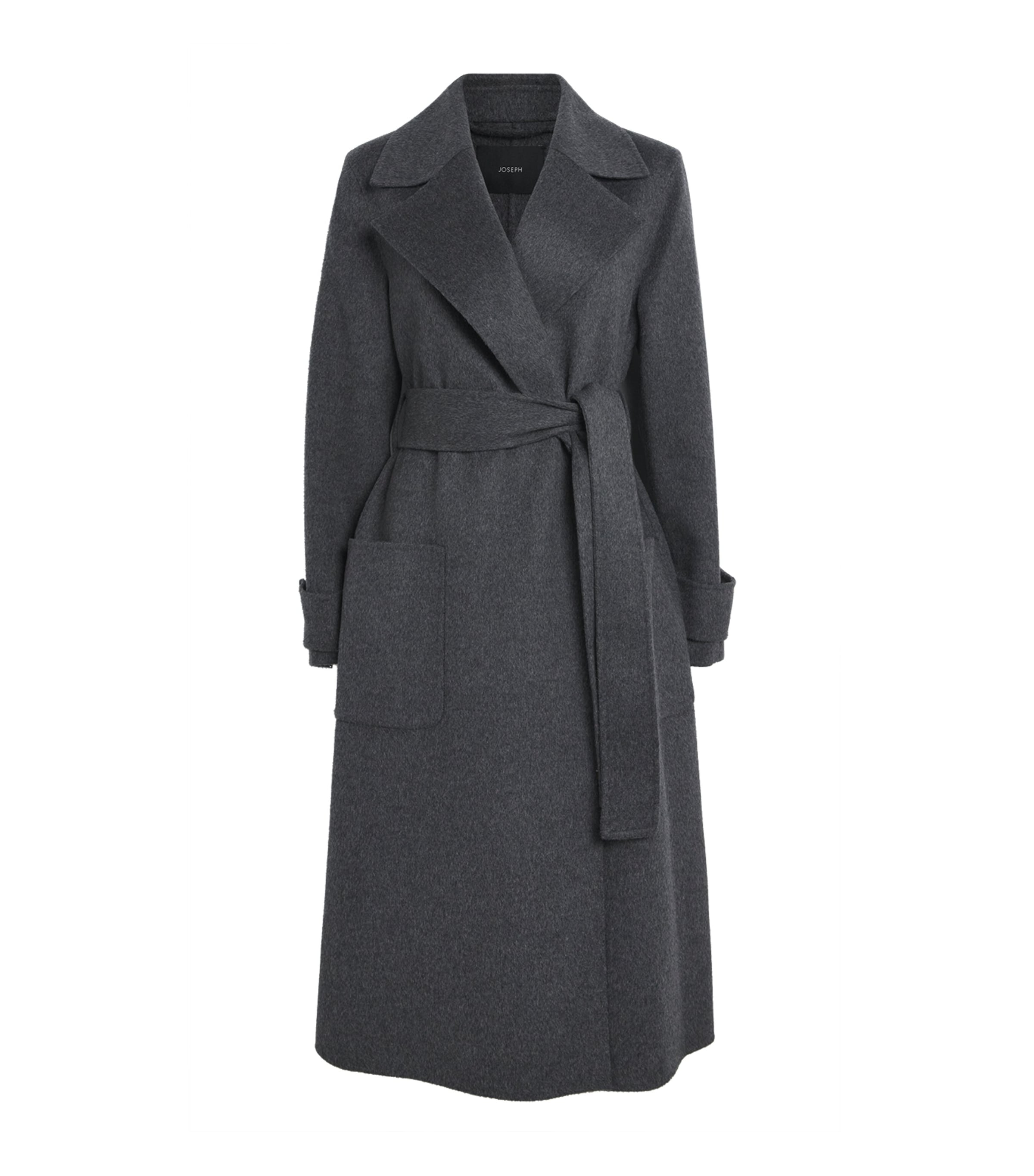 Joseph Double-faced Wool-cashmere Costa Coat In Gray